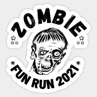 Zombie Fun Run 2021 Sticker